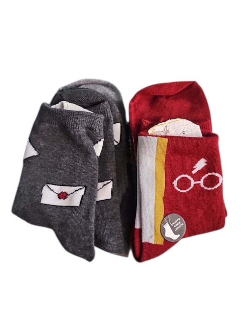 Harry Potter 4 Pair Sock Bundle Women 9-11 Hogwarts Platform 9 3/4 NWT Vacation
